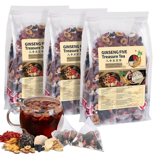 Ginseng Five Treasure Herbal Tea KSA | شاي الجينسنغ بالكنوز الخمسة في السعودية