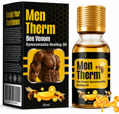 Men Therm Bee Venom Heating Oil | زيت شد الصدر للرجال ١٥ مل