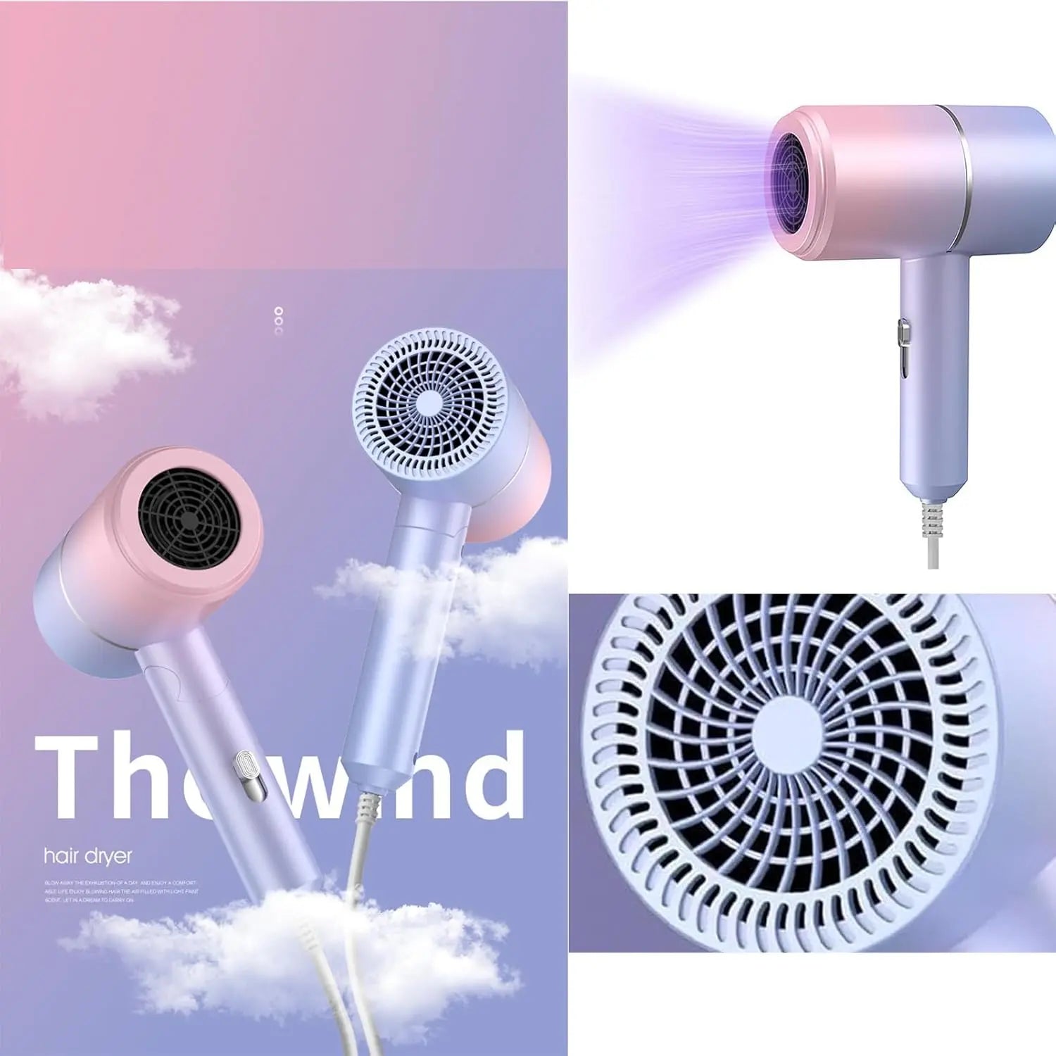 Folding & Portable Hair Dryer Souq Al Riyad