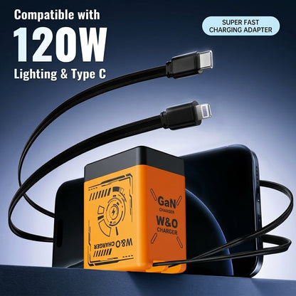 GAN Flash 100W Fast Charger KSA | شاحن جداري سريع 100 واط السعودية