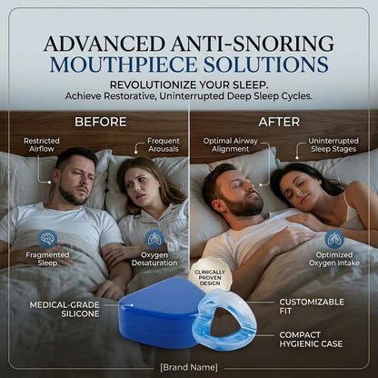 Anti Snore Mouthpiece - Sleep Better | KSA - جهاز منع الشخير